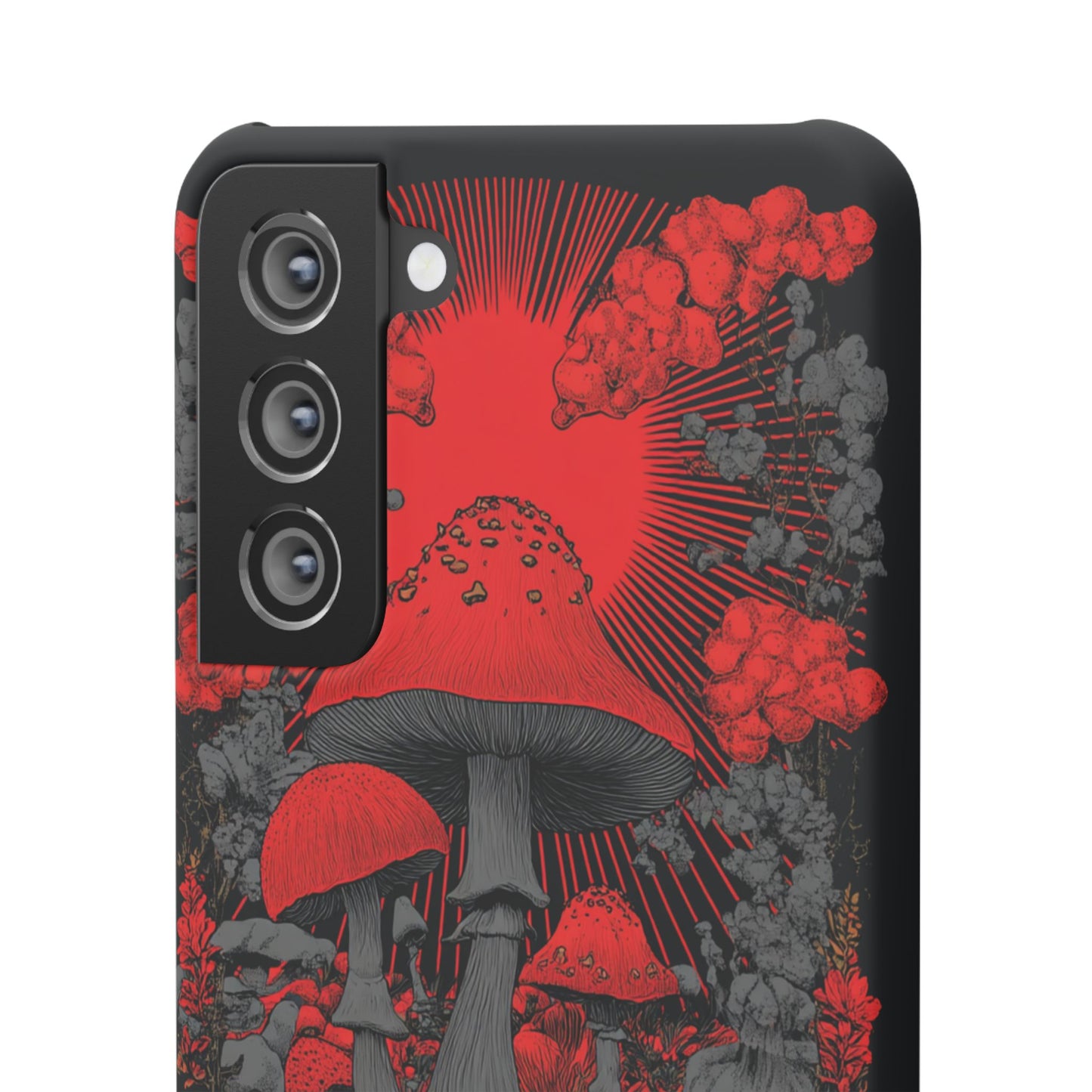 Fantasy Mushroom Snap Case Custom Phone Cover for iPhone and Samsung Mate and Glossy Avvialable