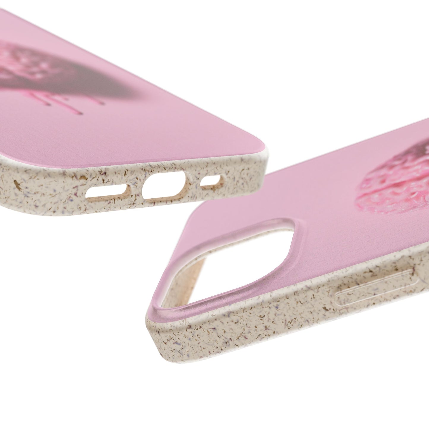 Eco-Friendly Brain Design Phone Case, Biodegradable Phone Cover, Unique Gift for Tech Lovers, Sustainable Accessory, Cute Phone Case