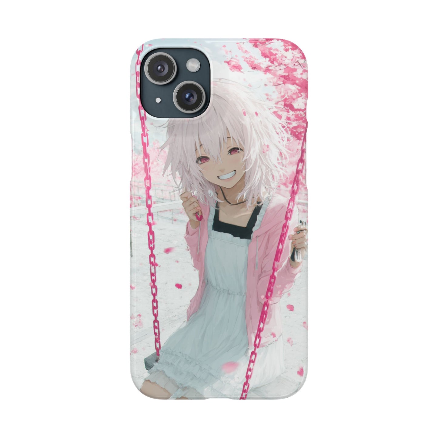 Anime Character Snap Cases for Phone, Cute Aesthetic Phone Cover, Gifts for Otaku, Floral Design, Unique Phone Cases