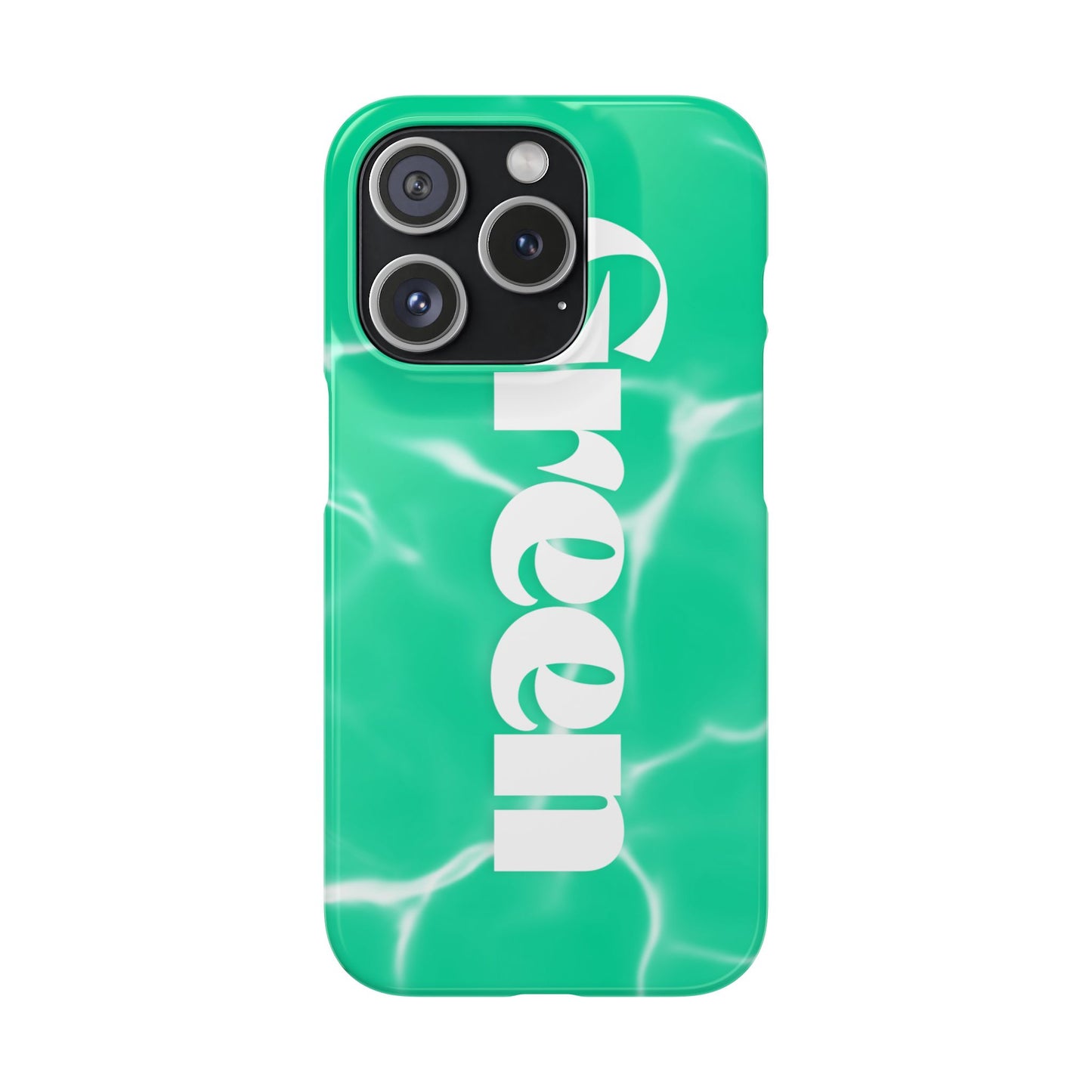 Aqua Pool Vibe Snap Case, Tropical Phone Cover, Summer Accessory, Trendy Gift for Friends, Beach Lover's Essential