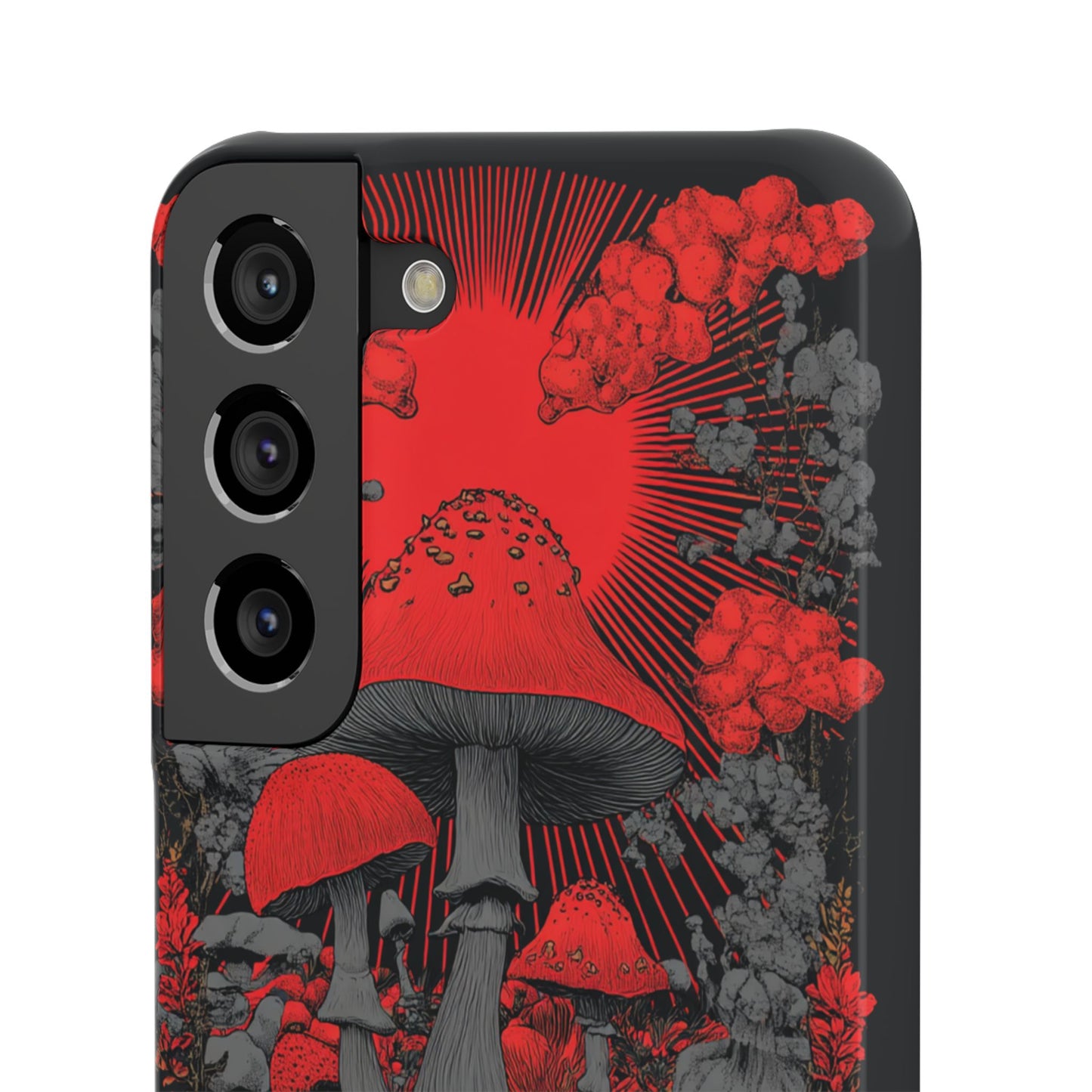 Fantasy Mushroom Snap Case Custom Phone Cover for iPhone and Samsung Mate and Glossy Avvialable