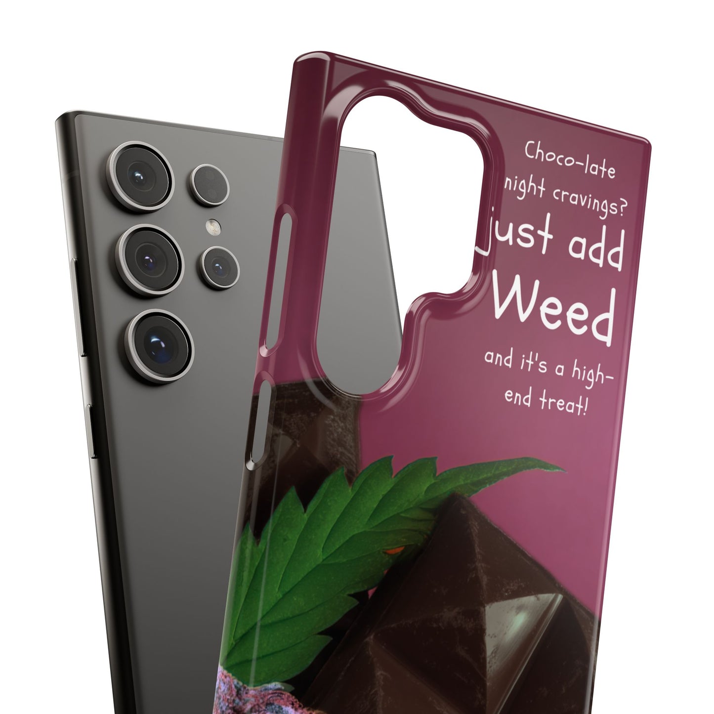 High-End Treat Snap Cases for Weed Enthusiasts Iphone and Samsung Phone Cover