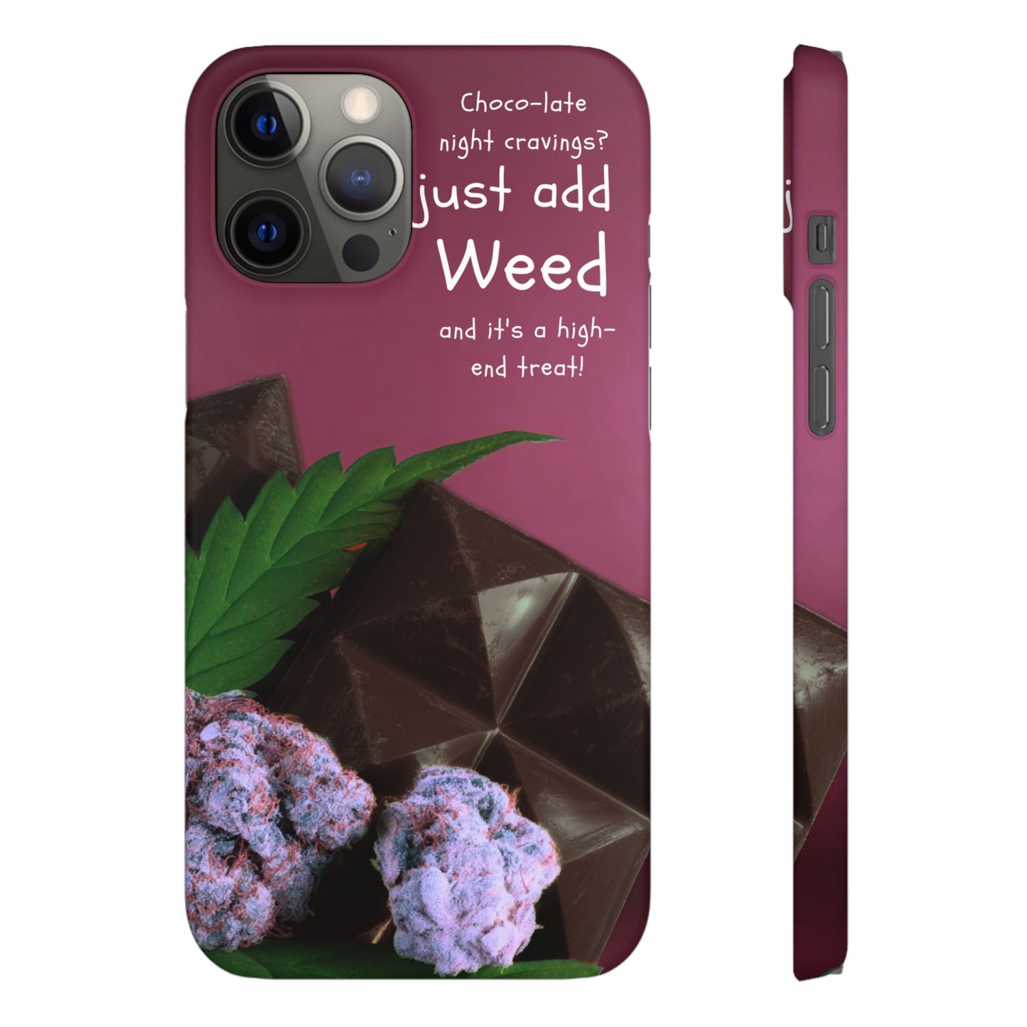 High-End Treat Snap Cases for Weed Enthusiasts Iphone and Samsung Phone Cover