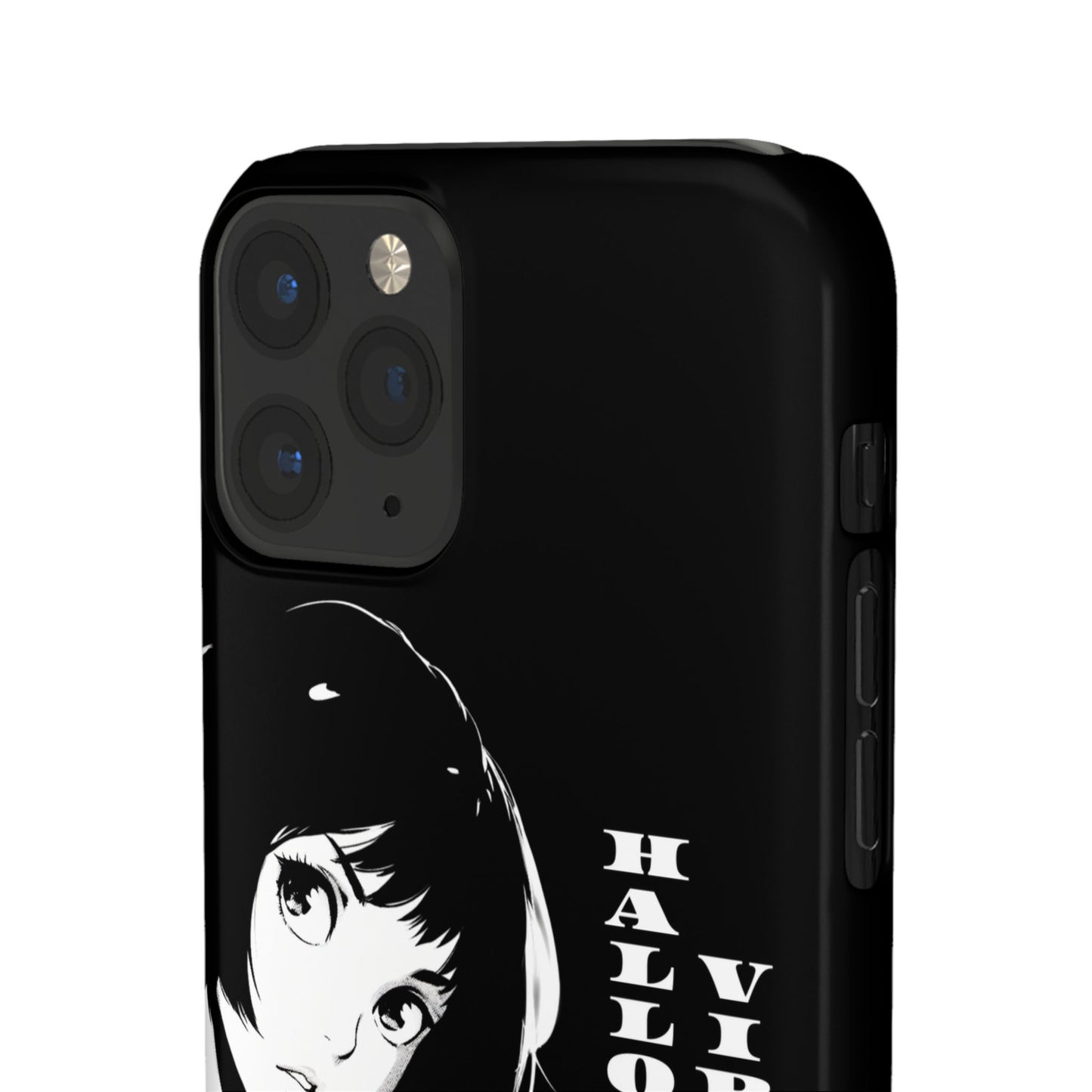 Halloween Vibes Snap Case Black and White Protective Phone Cover for iPhone and Samsung