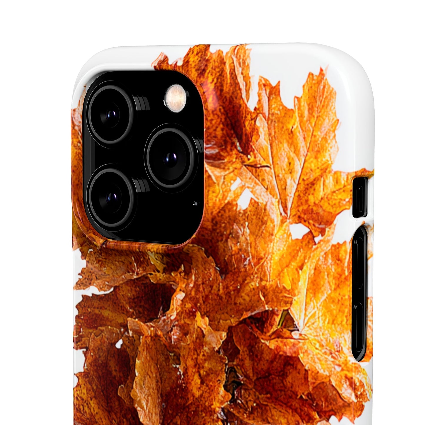 Autumn Leaf Phone Case | Fall Snap Cases, Phone Accessories, Nature Lover Gift, Seasonal Decor, Cozy Fall Vibes