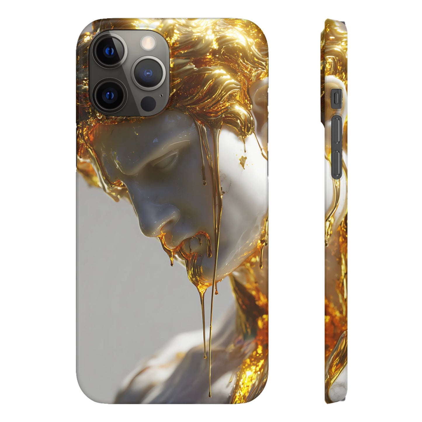Gold Goddess Art Snap Case, Artistic Phone Cover, Unique Phone Accessory, Gift for Art Lovers, Stylish Protection