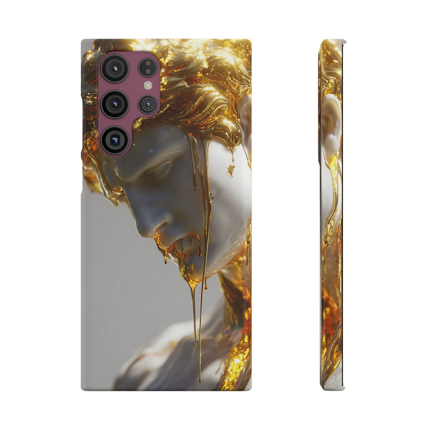 Gold Goddess Art Snap Case, Artistic Phone Cover, Unique Phone Accessory, Gift for Art Lovers, Stylish Protection