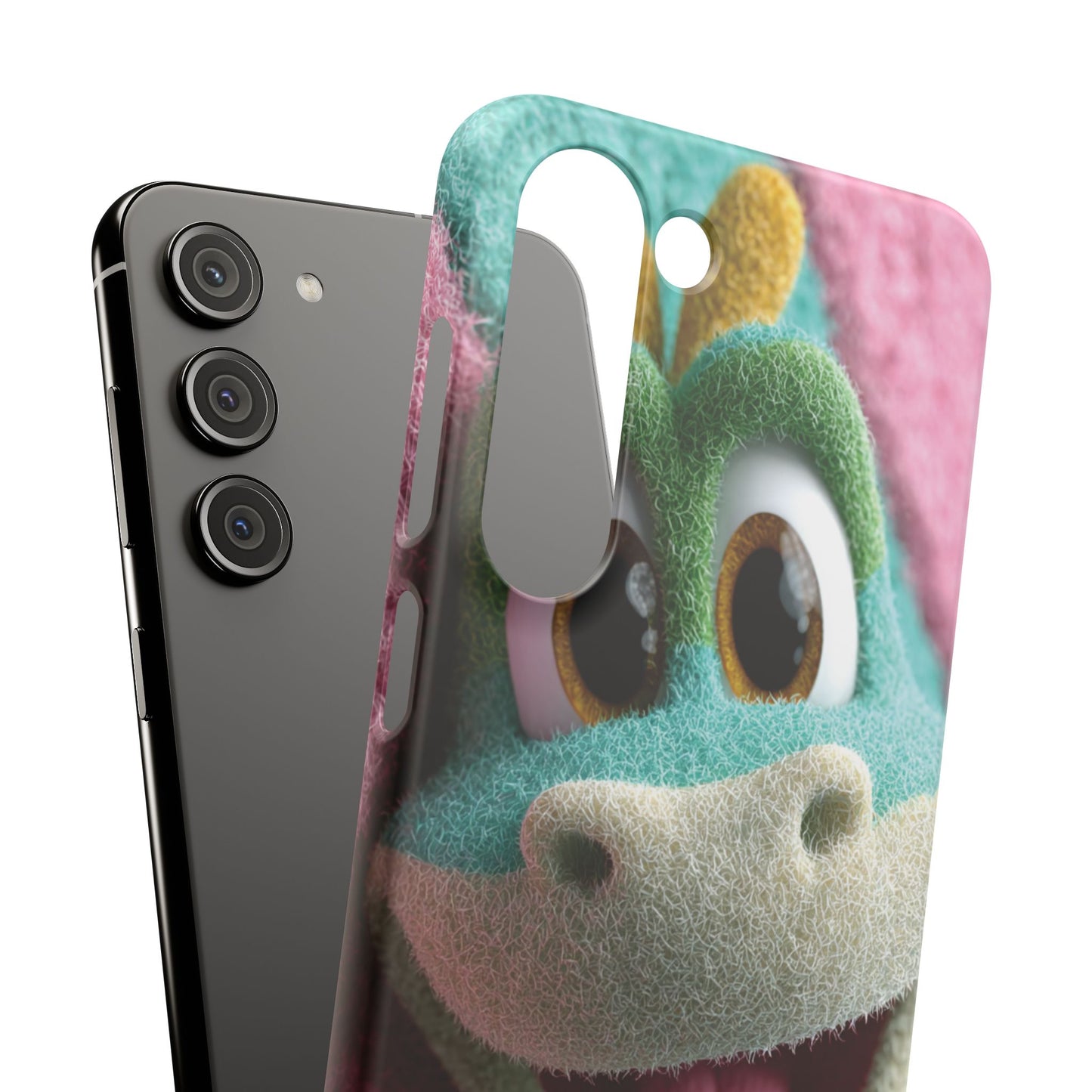 Fun Dino Snap Case for Kids | Cute Phone Cover | Colorful Mobile Accessory | Birthday Gift | Child's Tech Style