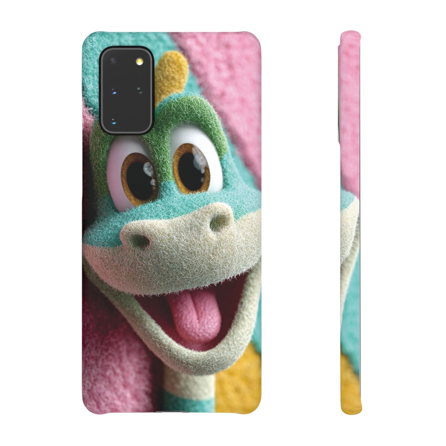 Fun Dino Snap Case for Kids | Cute Phone Cover | Colorful Mobile Accessory | Birthday Gift | Child's Tech Style