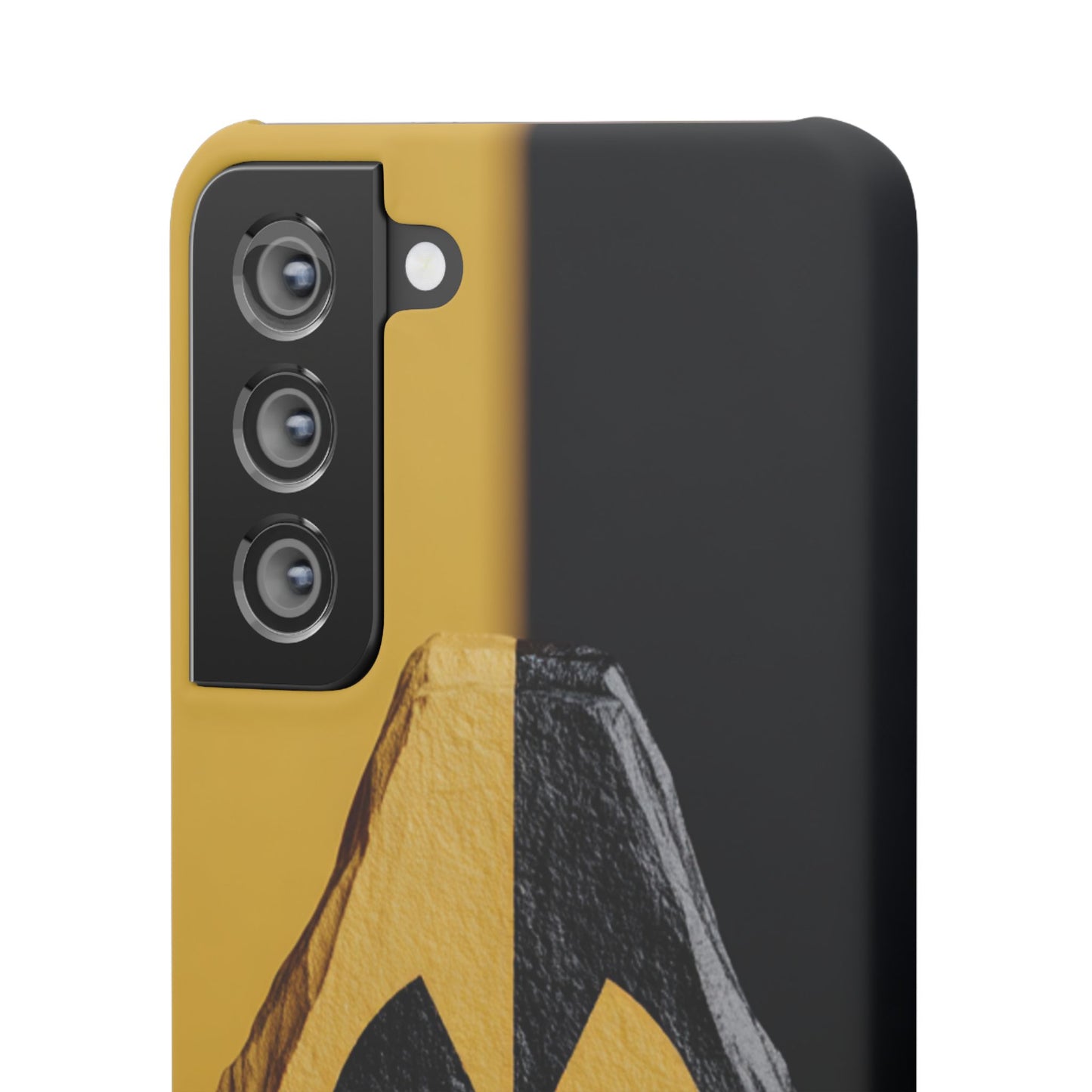 Bold Graphic Snap Case, Radiation Symbol Phone Cover, Trendy Phone Accessory, Unique Gift for Tech Lovers, Stylish Mobile Case
