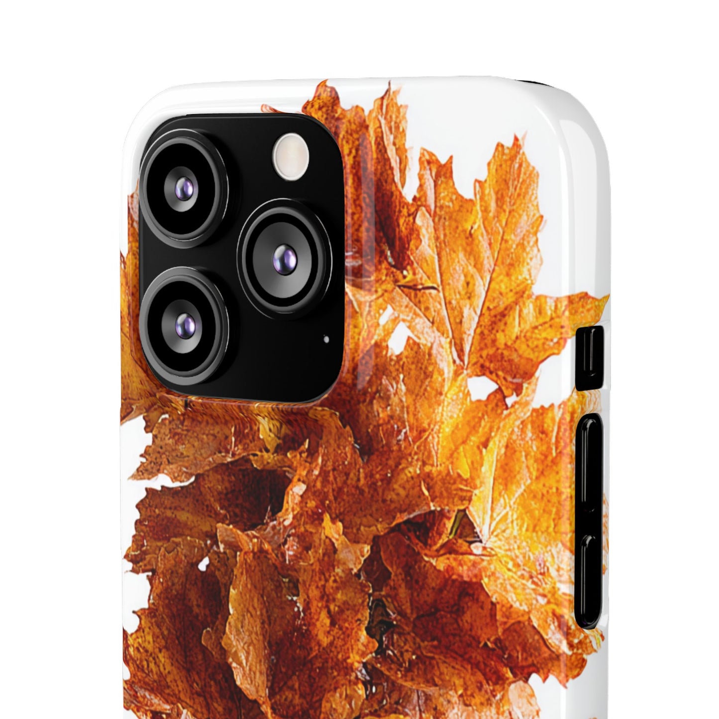 Autumn Leaf Phone Case | Fall Snap Cases, Phone Accessories, Nature Lover Gift, Seasonal Decor, Cozy Fall Vibes