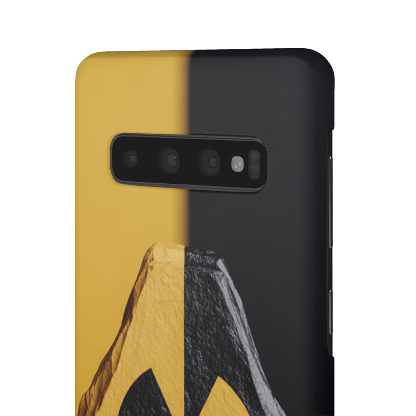 Bold Graphic Snap Case, Radiation Symbol Phone Cover, Trendy Phone Accessory, Unique Gift for Tech Lovers, Stylish Mobile Case