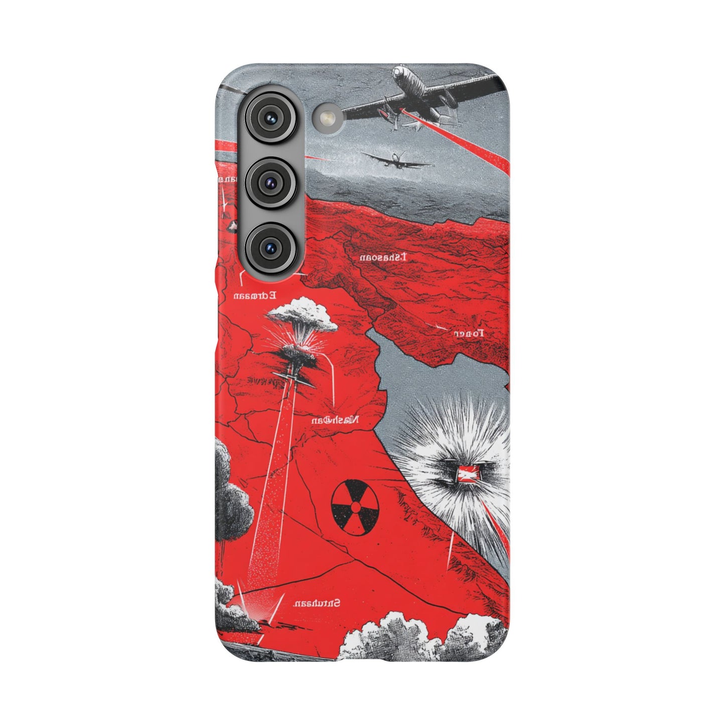 Bold Graphic Snap Case with Dramatic Design, Unique Phone Cover, Artistic Protection for iPhone, Trendy Gadget Gift, Edgy Tech Accessory
