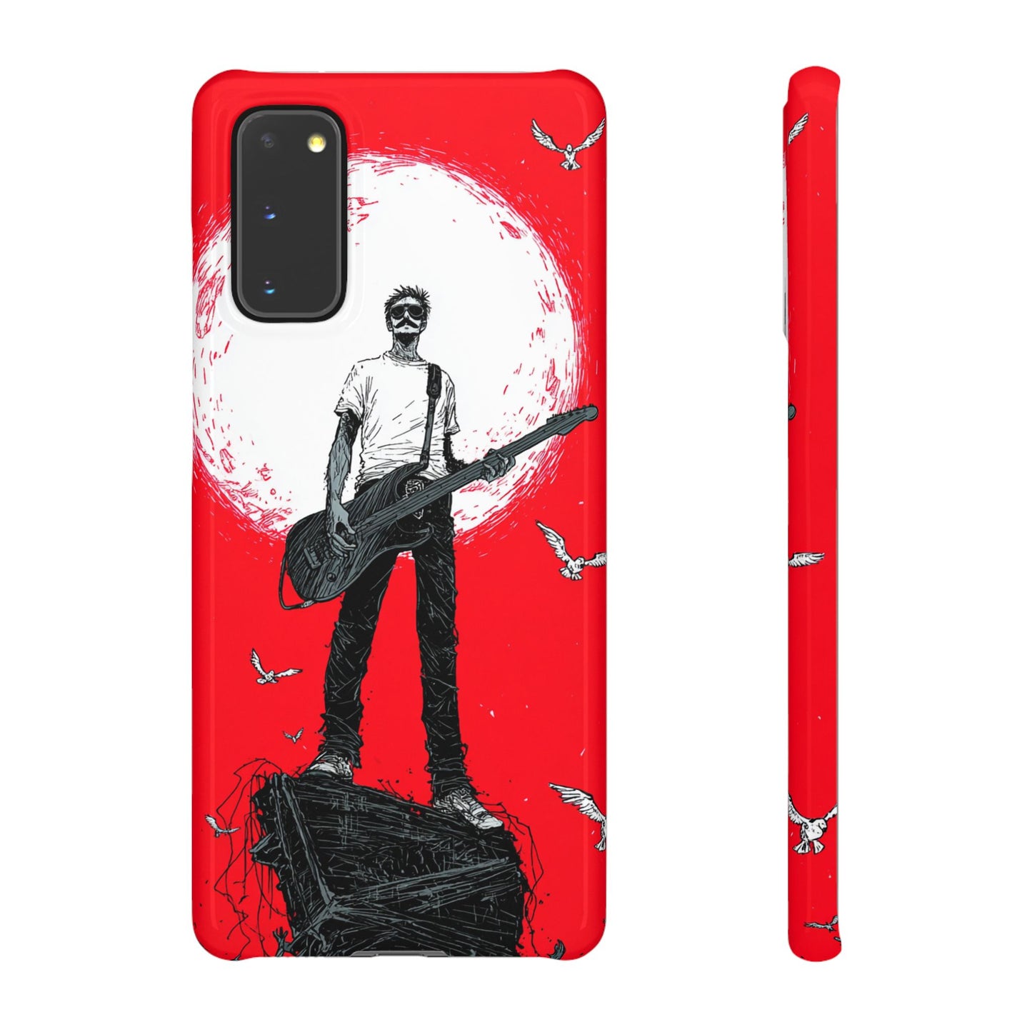 Rock & Roll Snap Cases - Music Lover's Phone Protection, Edgy Art, Gift for Guitarists, Cool Accessory for Teens
