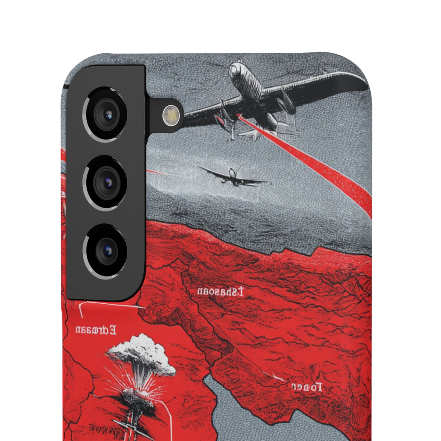 Bold Graphic Snap Case with Dramatic Design, Unique Phone Cover, Artistic Protection for iPhone, Trendy Gadget Gift, Edgy Tech Accessory
