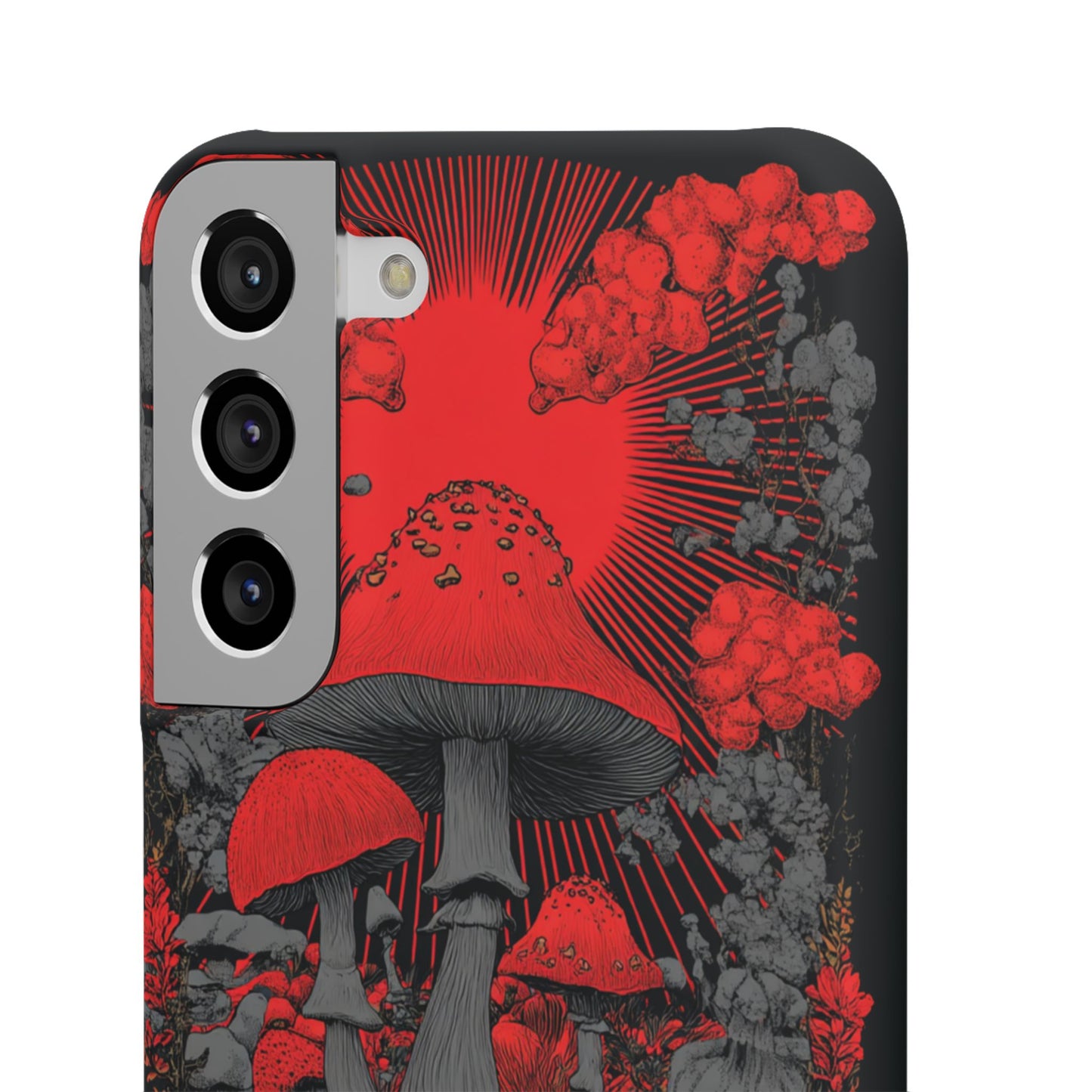 Fantasy Mushroom Snap Case Custom Phone Cover for iPhone and Samsung Mate and Glossy Avvialable