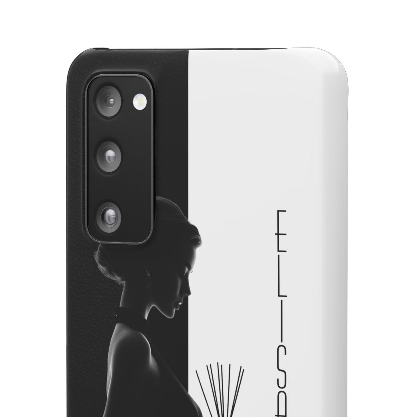 Custom Black and White Snap Case for Women Phone Cover for iPhone and Samsung