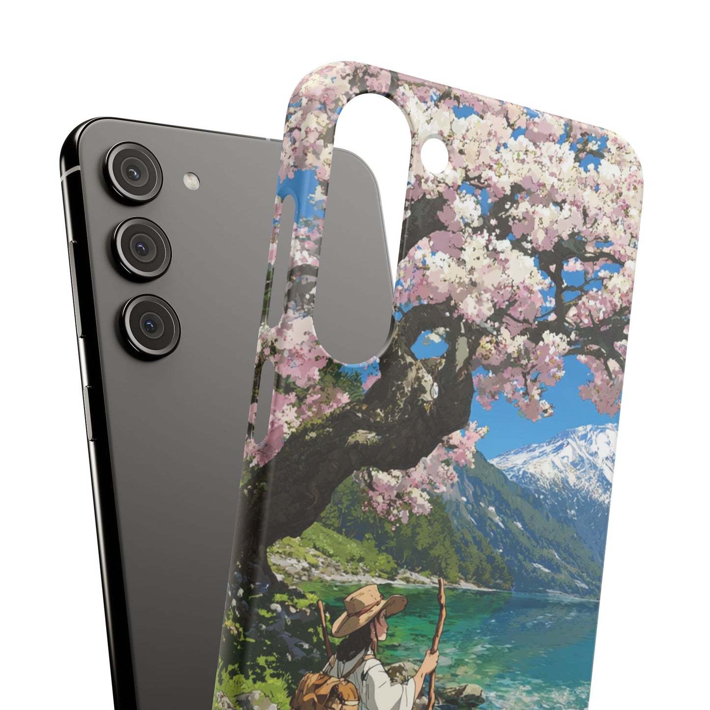 Nature-Inspired Snap Cases for Phone Protection, Floral Phone Covers, Cherry Blossom Aesthetic, Gifts for Nature Lovers, Spring Accessories