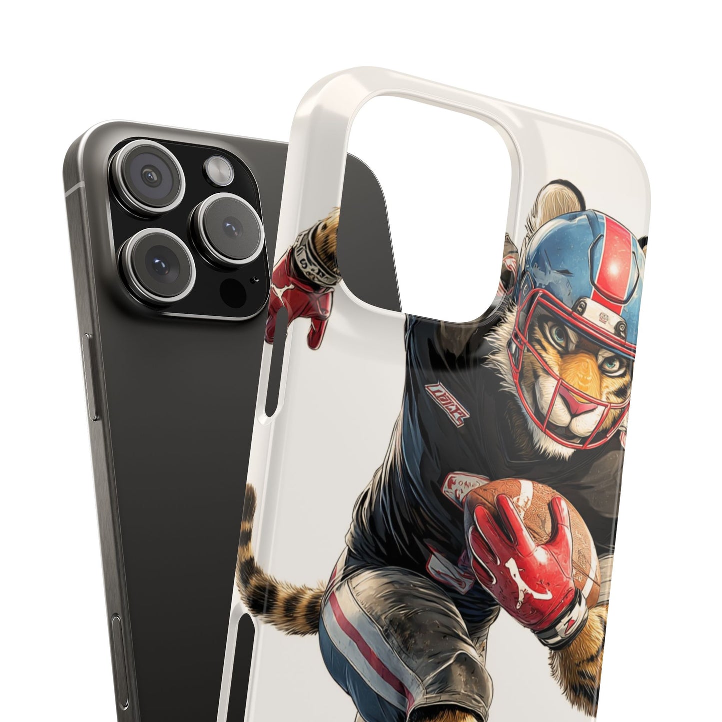 Sporty Animal Snap Cases for Phone, Unique Art, Gift for Sports Lovers, Fun Design for Gamers, iPhone Accessories