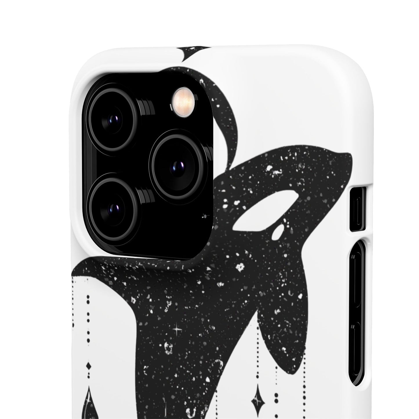 Celestial Orca Snap Case | Phone Cover, Whale Lover Gift, Cosmic Decor, Unique Art, Ocean Vibe