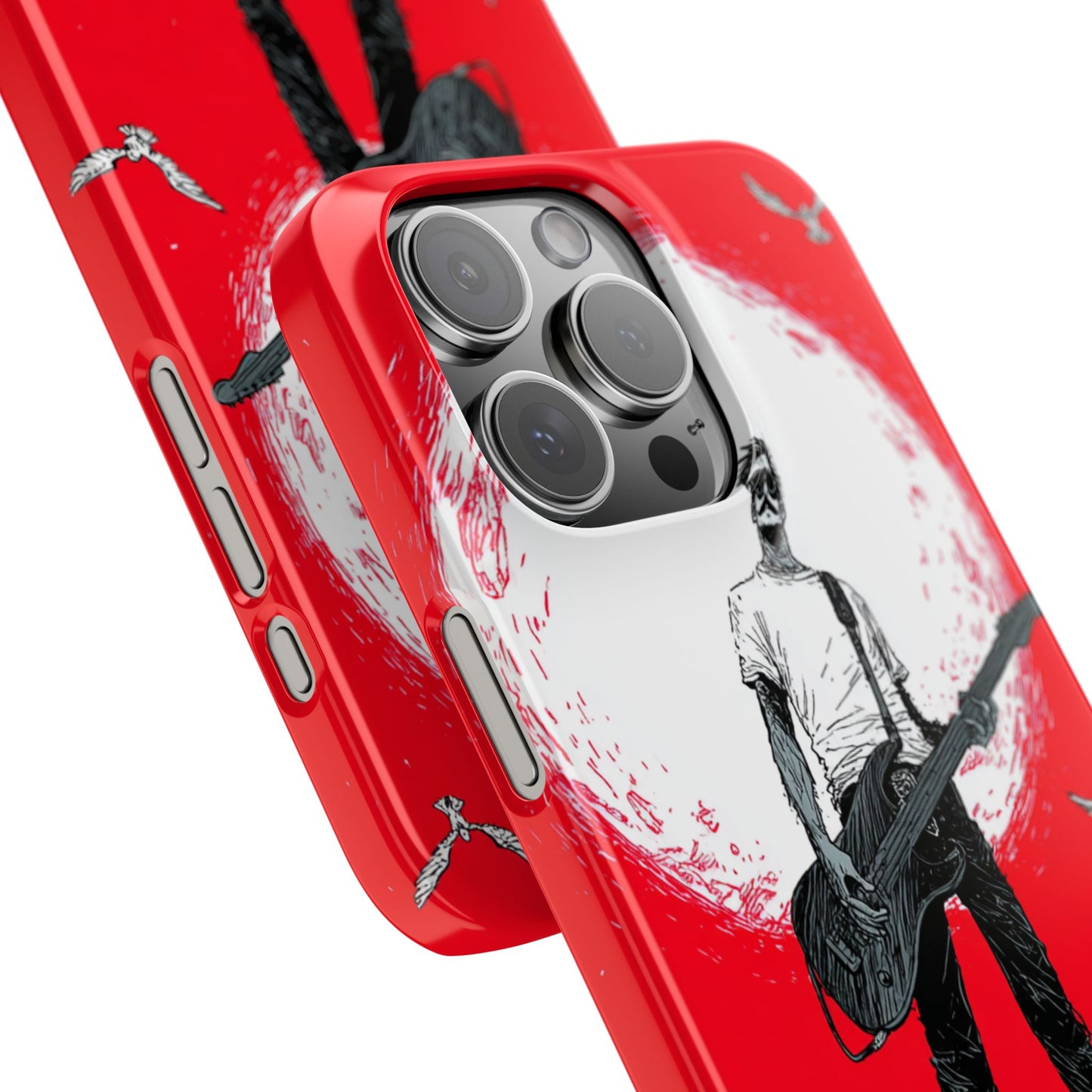 Rock & Roll Snap Cases - Music Lover's Phone Protection, Edgy Art, Gift for Guitarists, Cool Accessory for Teens