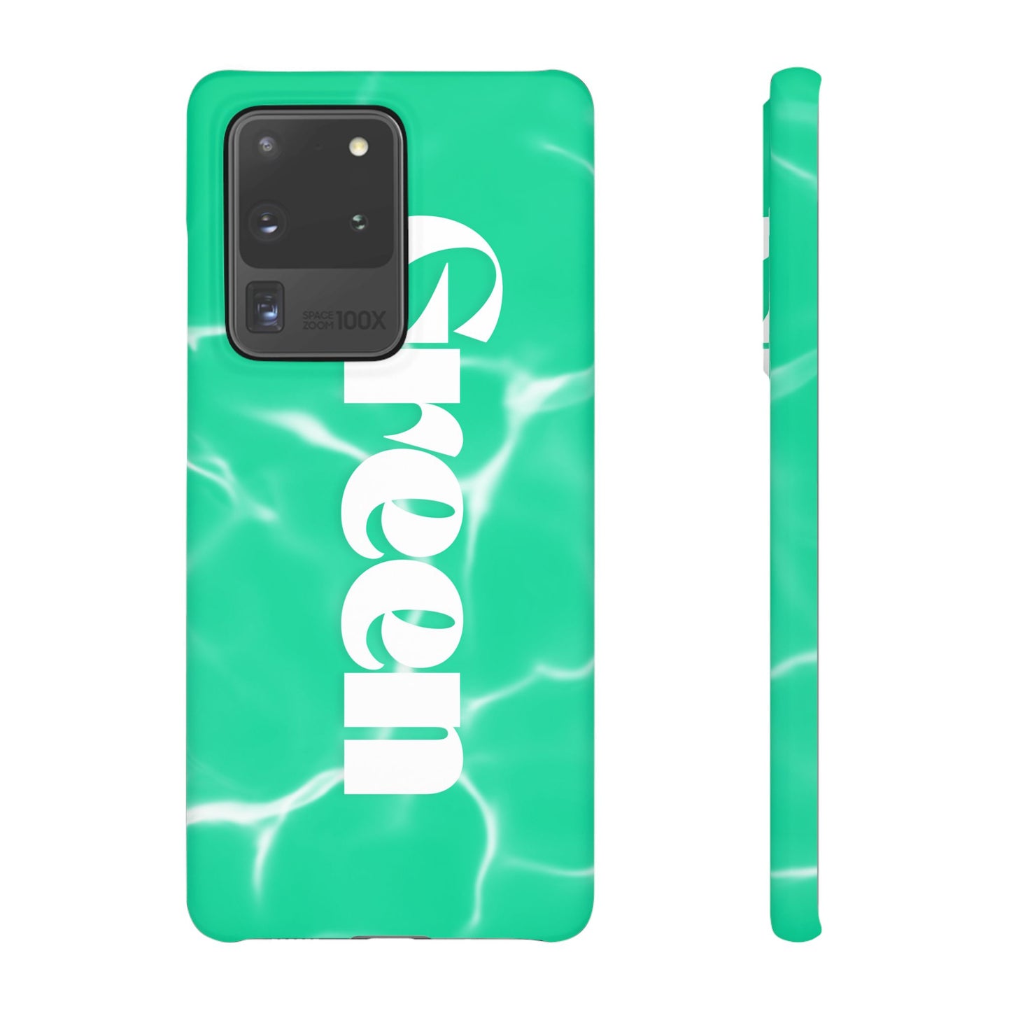 Aqua Pool Vibe Snap Case, Tropical Phone Cover, Summer Accessory, Trendy Gift for Friends, Beach Lover's Essential