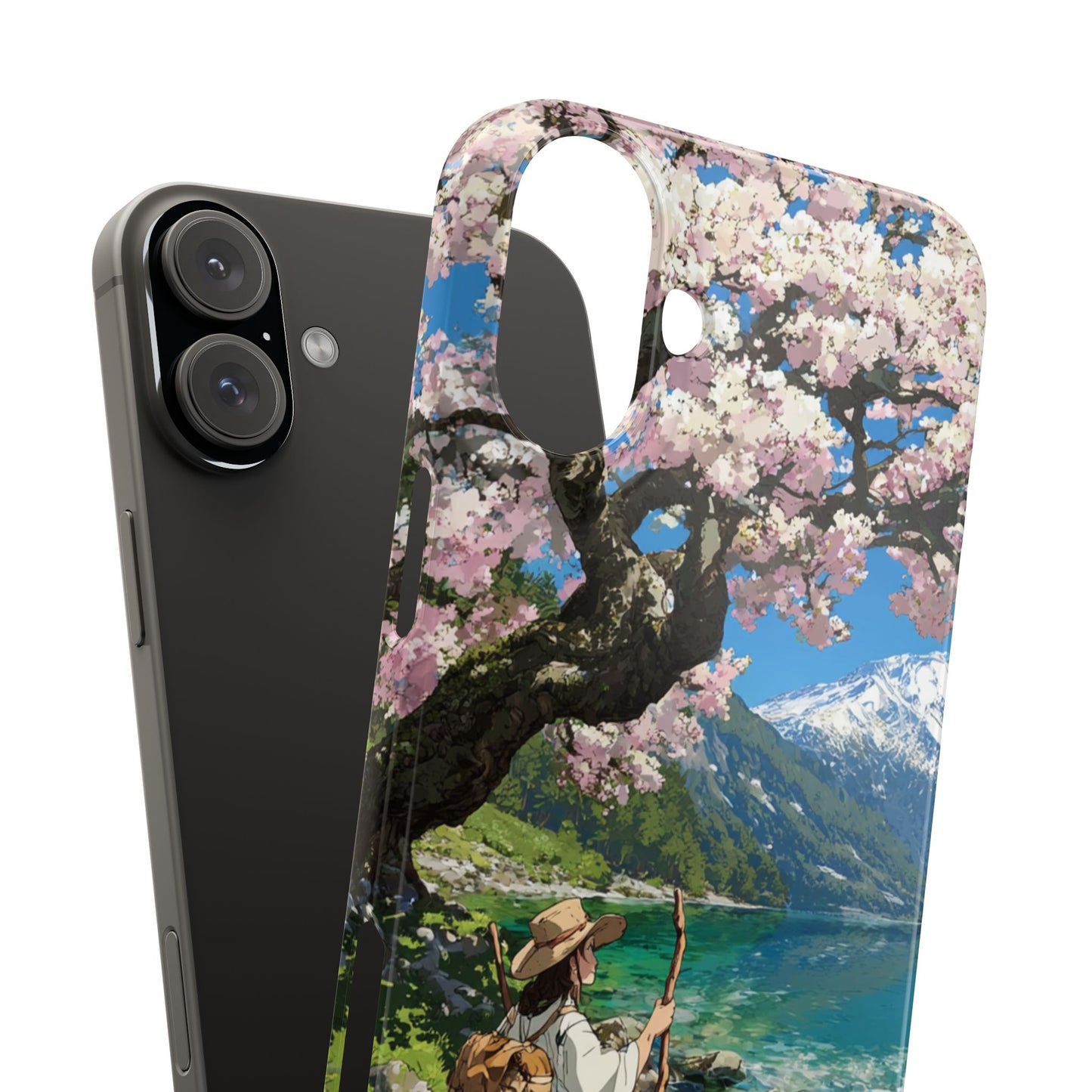 Nature-Inspired Snap Cases for Phone Protection, Floral Phone Covers, Cherry Blossom Aesthetic, Gifts for Nature Lovers, Spring Accessories