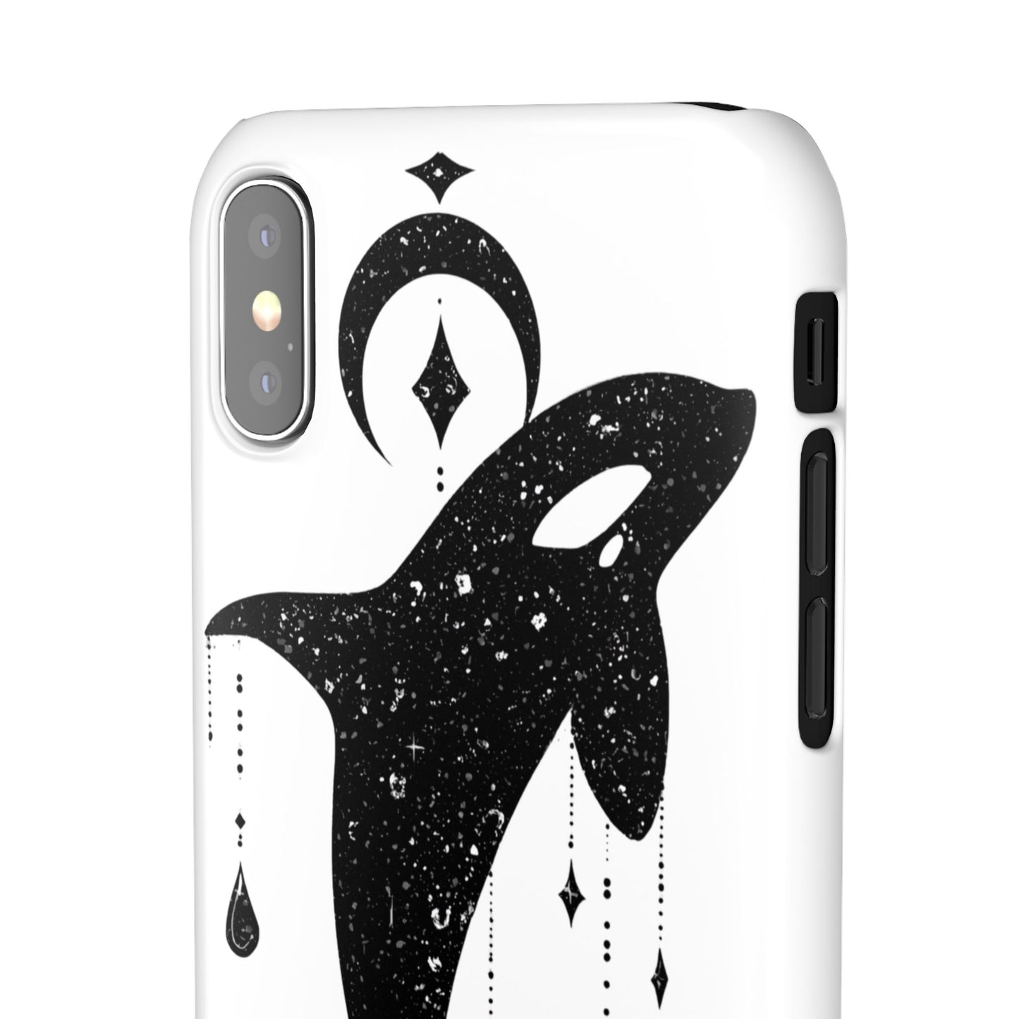 Celestial Orca Snap Case | Phone Cover, Whale Lover Gift, Cosmic Decor, Unique Art, Ocean Vibe