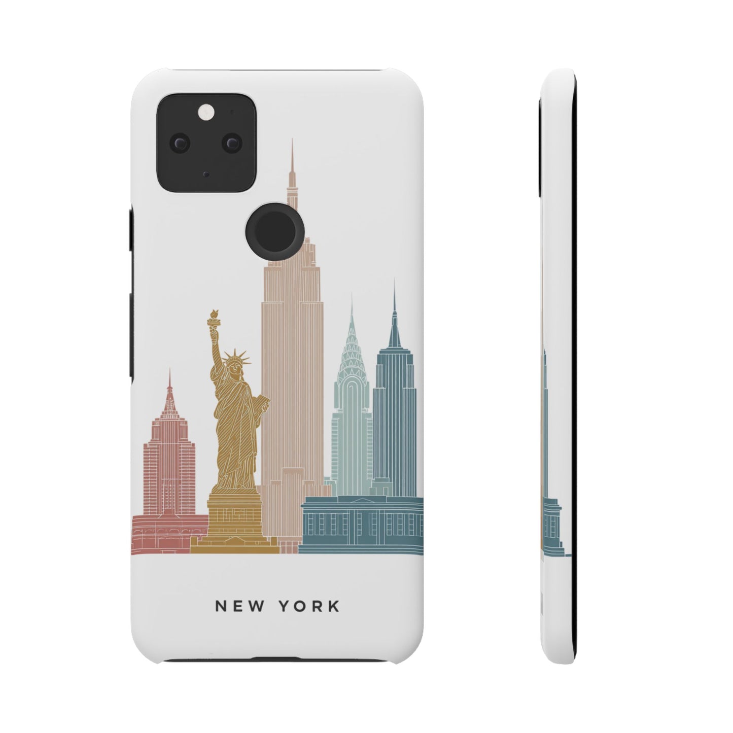 Stylish New York Snap Case, Urban Phone Cover, Cityscape Phone Case, Gift for Travelers, Trendy Protective Case