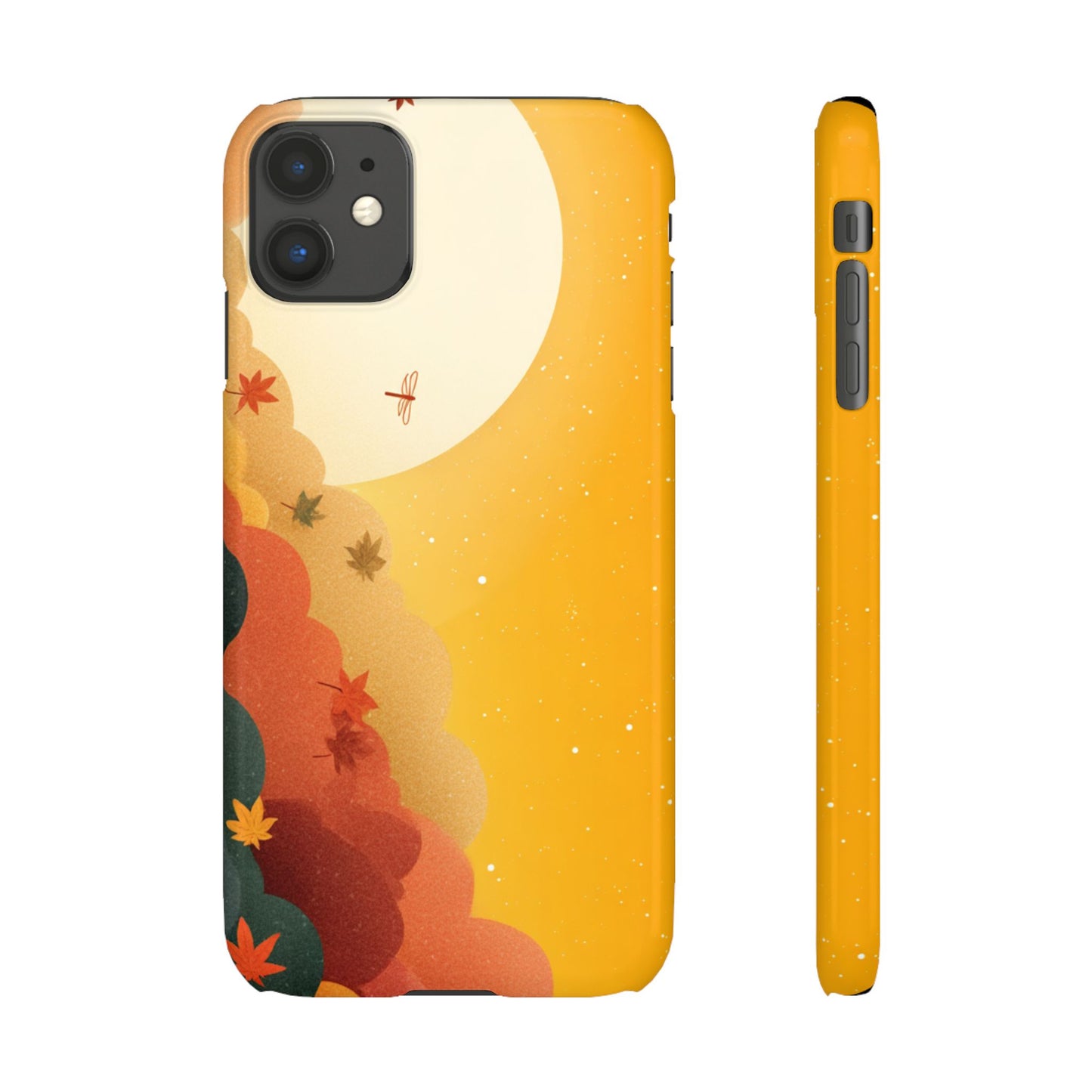 Autumn Sunset Snap Case, Fall Phone Cover, Nature-Themed Accessory, Gift for Her, Seasonal Aesthetic
