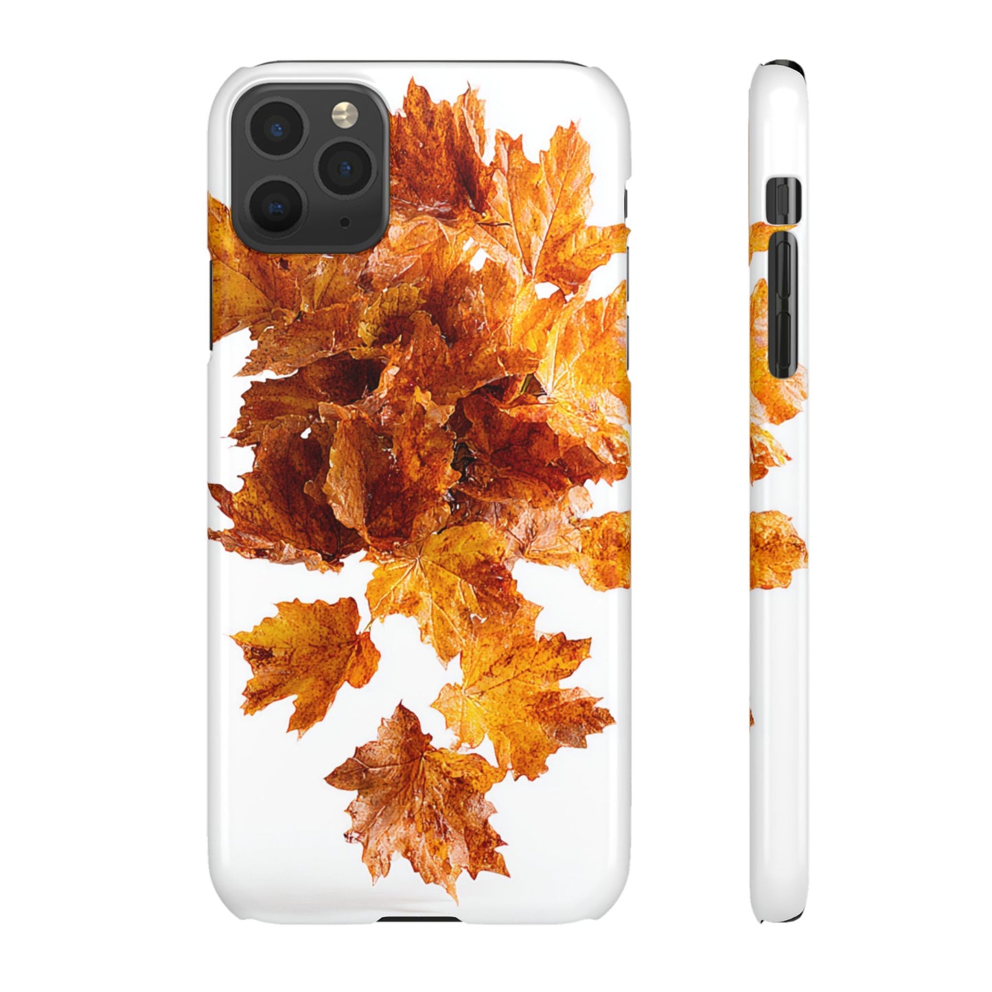 Autumn Leaf Phone Case | Fall Snap Cases, Phone Accessories, Nature Lover Gift, Seasonal Decor, Cozy Fall Vibes