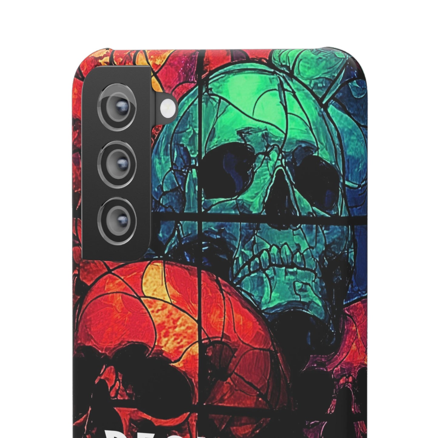 Halloween Custom Requiem Skull Snap Case Phone Cover for iPhone and Samsung