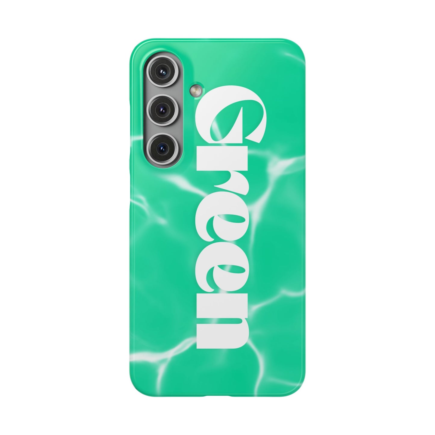 Aqua Pool Vibe Snap Case, Tropical Phone Cover, Summer Accessory, Trendy Gift for Friends, Beach Lover's Essential
