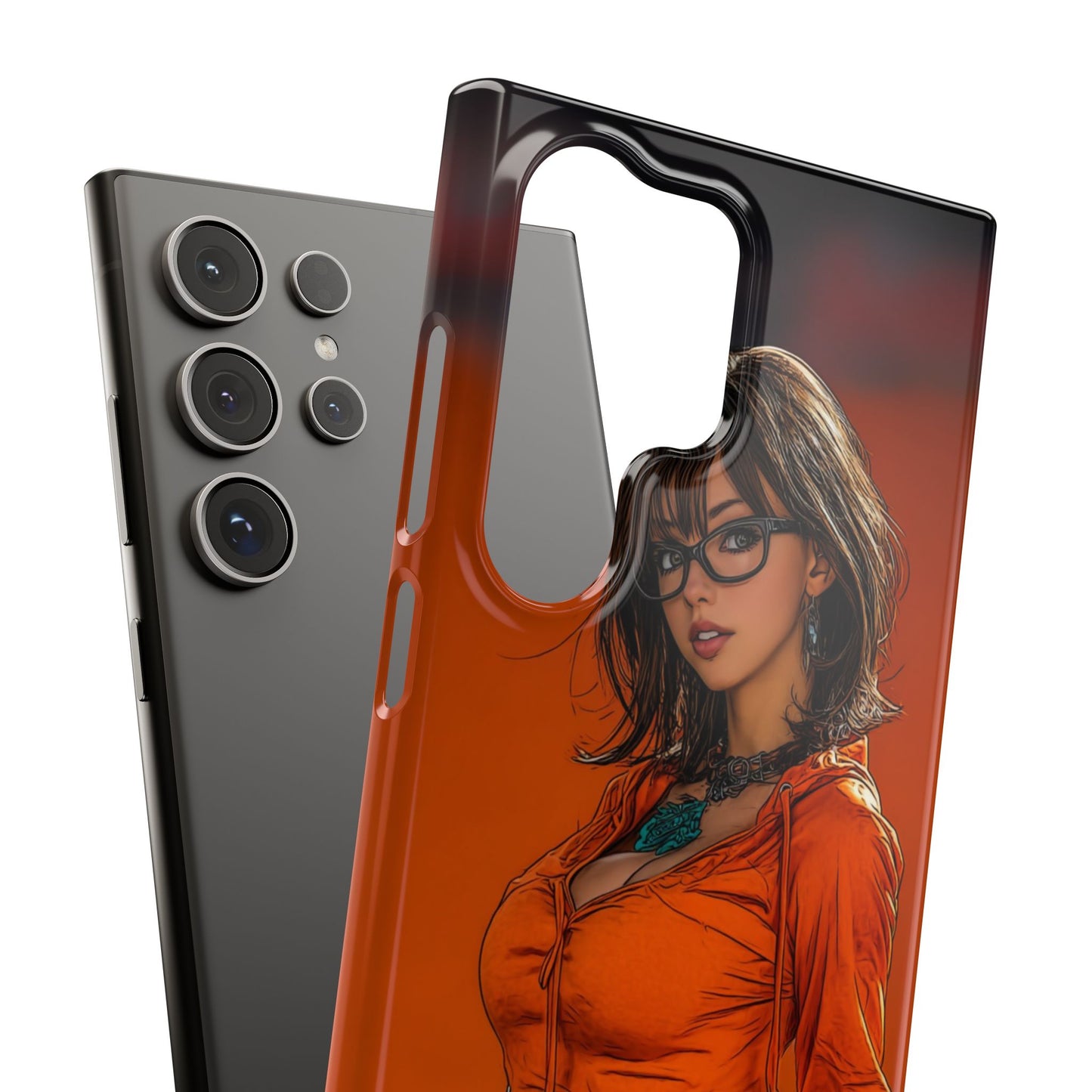 Velma Dinkley Cleveland Browns Fan Snap Cases, Phone Cover, Cartoon Style Art, Custom Case, Protective Shell