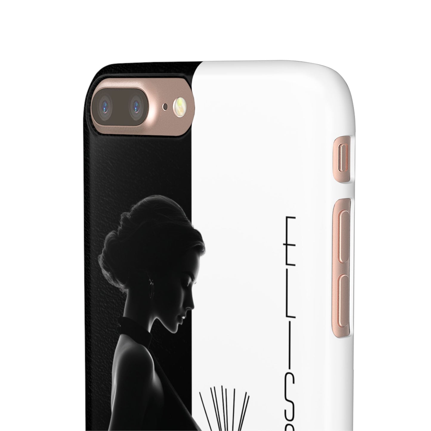 Custom Black and White Snap Case for Women Phone Cover for iPhone and Samsung