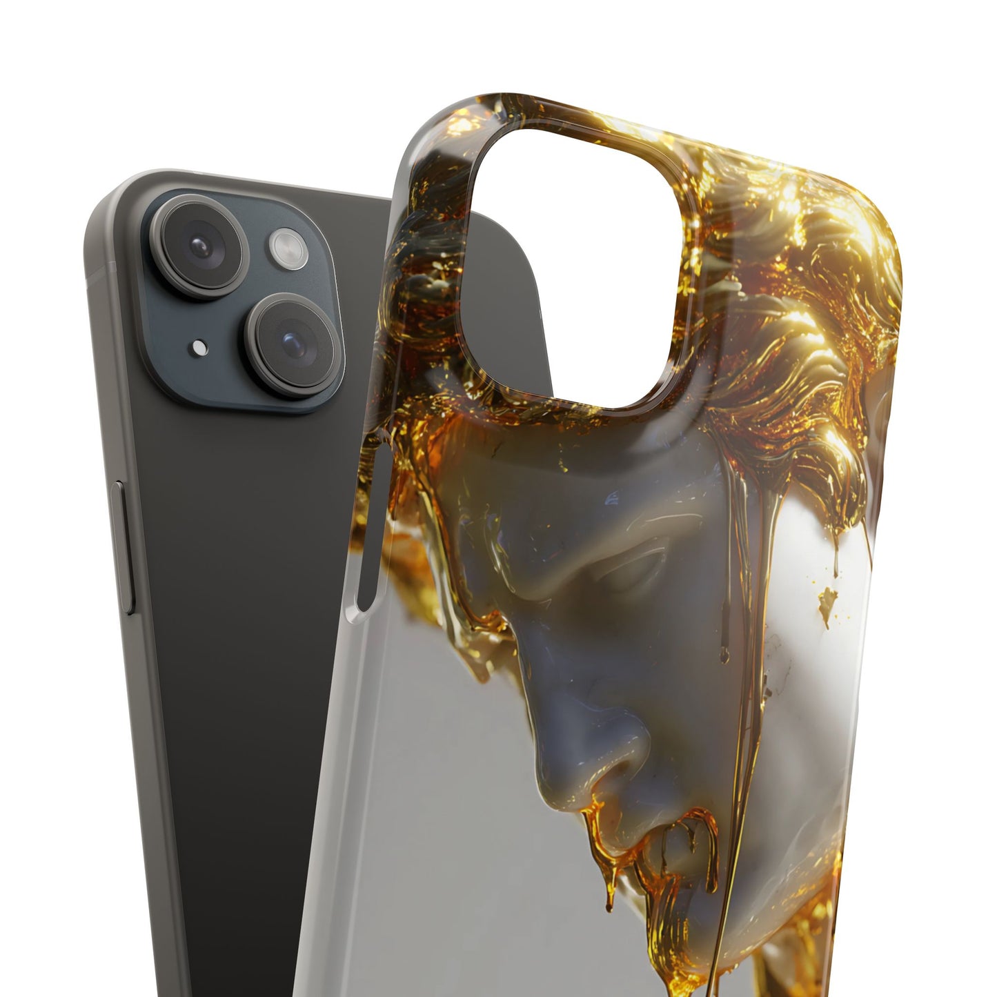 Gold Goddess Art Snap Case, Artistic Phone Cover, Unique Phone Accessory, Gift for Art Lovers, Stylish Protection