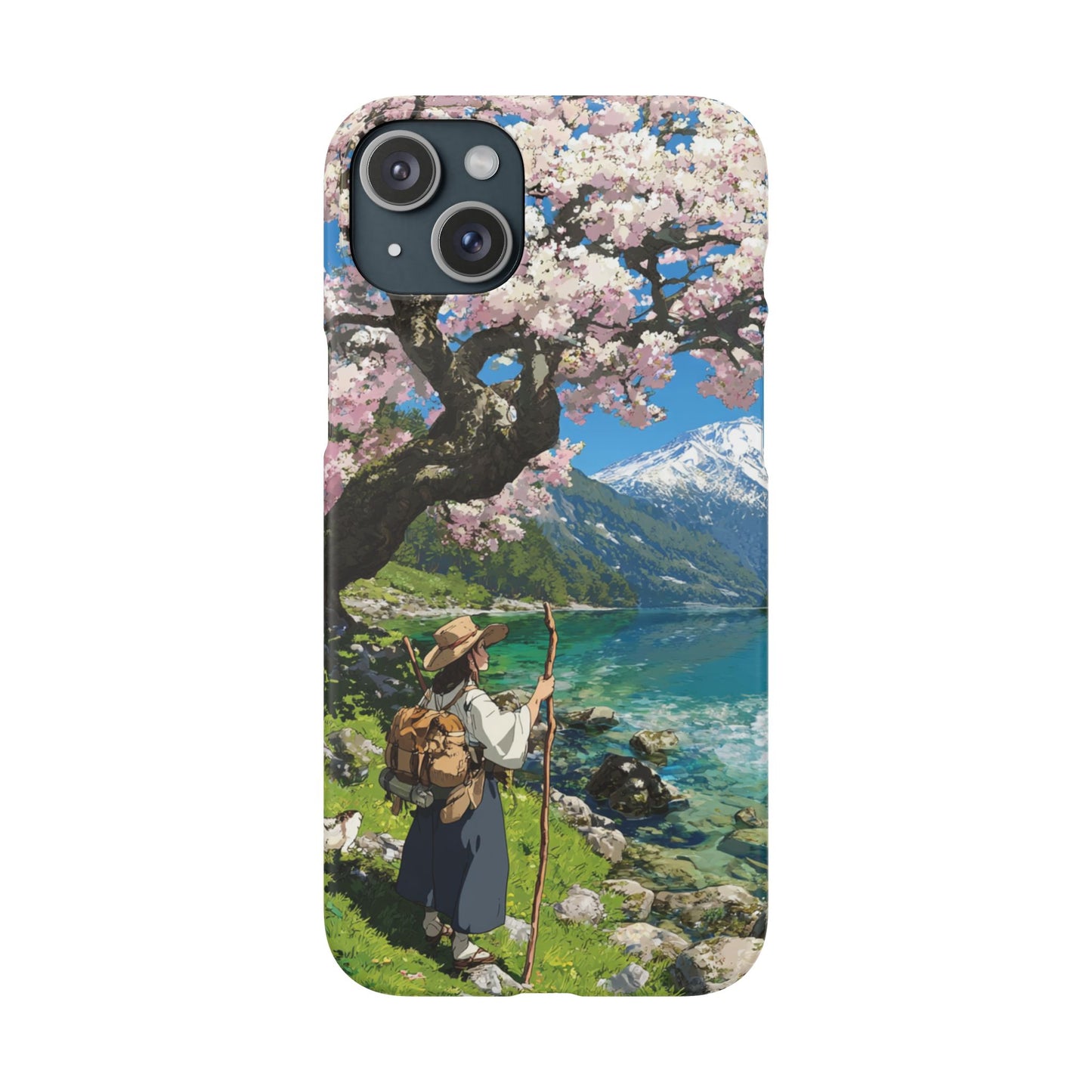 Nature-Inspired Snap Cases for Phone Protection, Floral Phone Covers, Cherry Blossom Aesthetic, Gifts for Nature Lovers, Spring Accessories