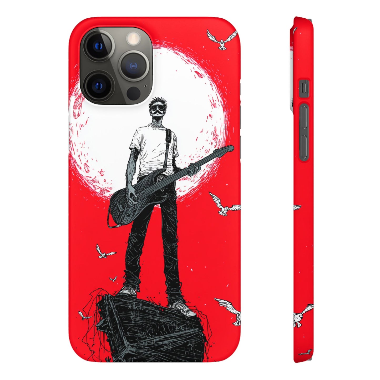 Rock & Roll Snap Cases - Music Lover's Phone Protection, Edgy Art, Gift for Guitarists, Cool Accessory for Teens