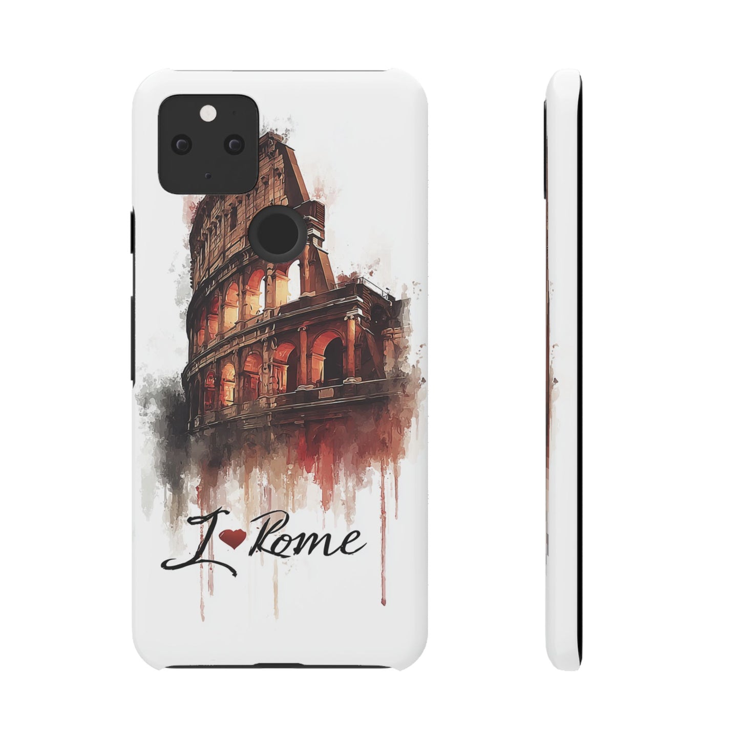 I Love Rome Snap Cases, Urban Phone Covers, Travel Accessories, Gift for Travelers, City Love Merch