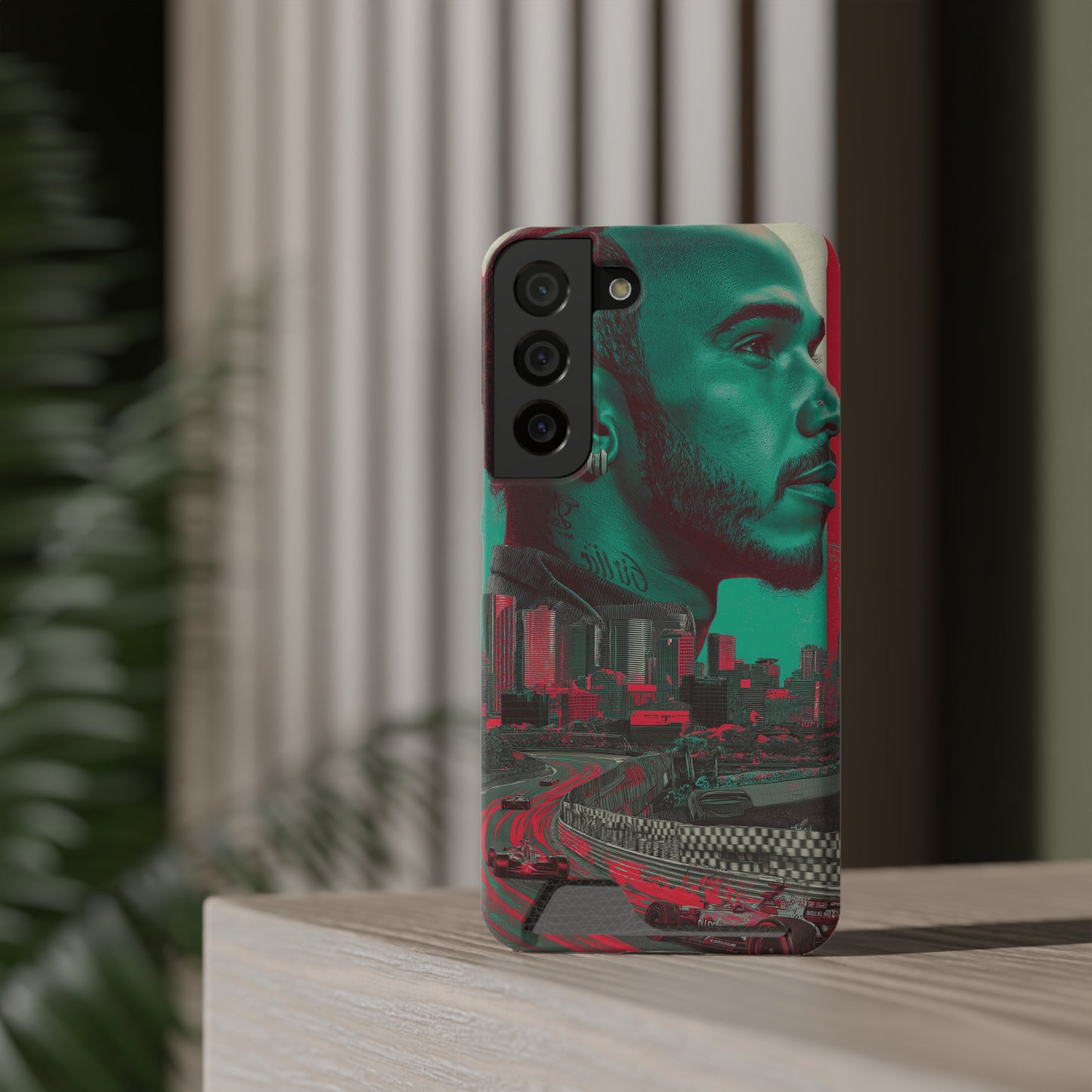 Racing Phone Case, Card Holder Case, Sports Phone Cover, Gift for Car Enthusiasts, Personalized Cell Phone Protector
