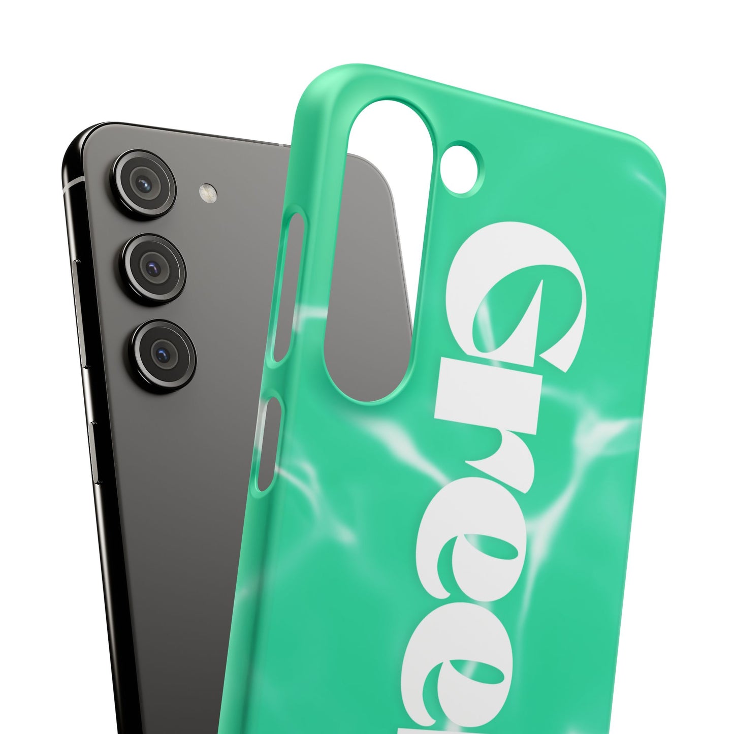 Aqua Pool Vibe Snap Case, Tropical Phone Cover, Summer Accessory, Trendy Gift for Friends, Beach Lover's Essential