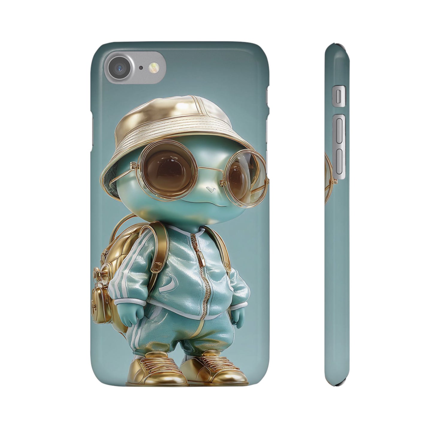 Trendy Character Snap Case for Phone, Cute Phone Cover, Gift for Kids, Cartoon Style Gadget Accessory, Fun Phone Protection