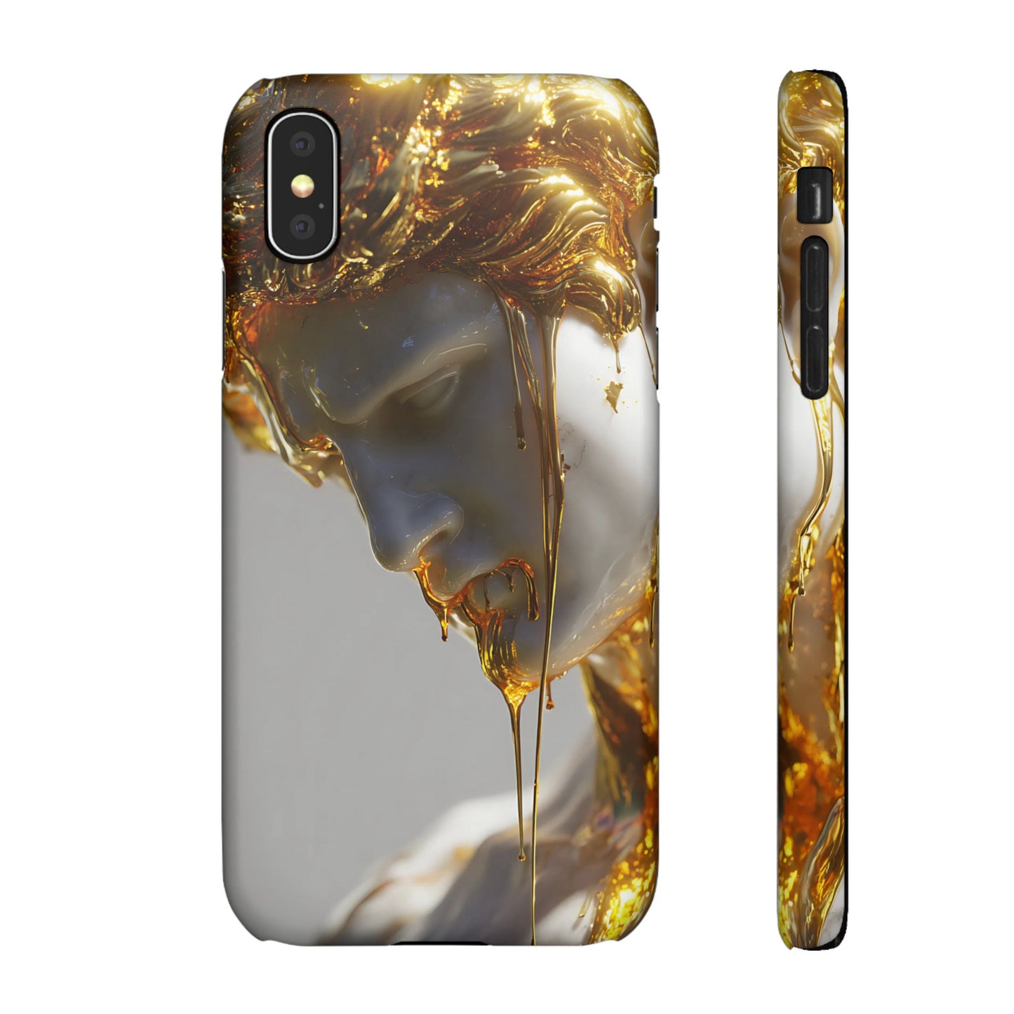 Gold Goddess Art Snap Case, Artistic Phone Cover, Unique Phone Accessory, Gift for Art Lovers, Stylish Protection
