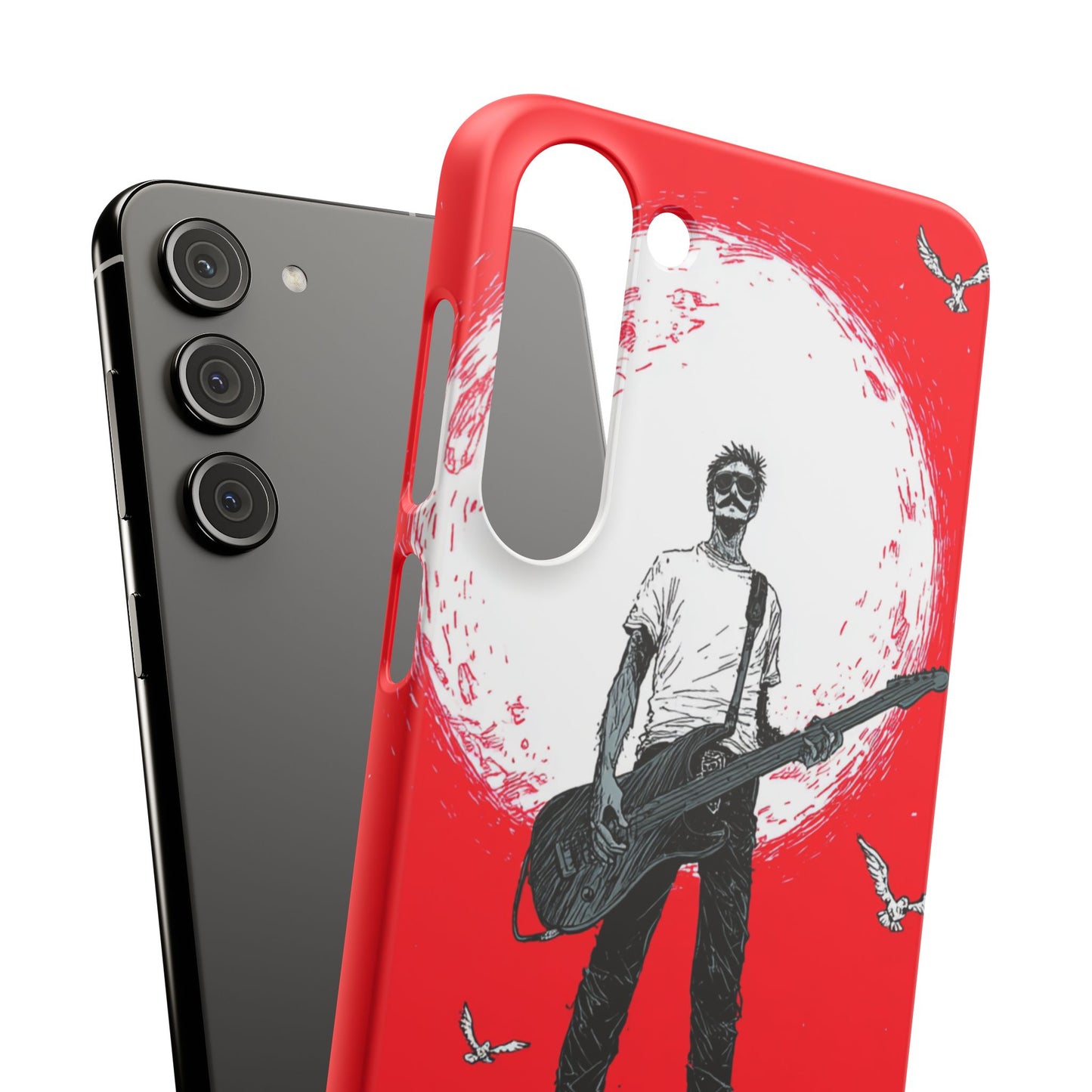 Rock & Roll Snap Cases - Music Lover's Phone Protection, Edgy Art, Gift for Guitarists, Cool Accessory for Teens