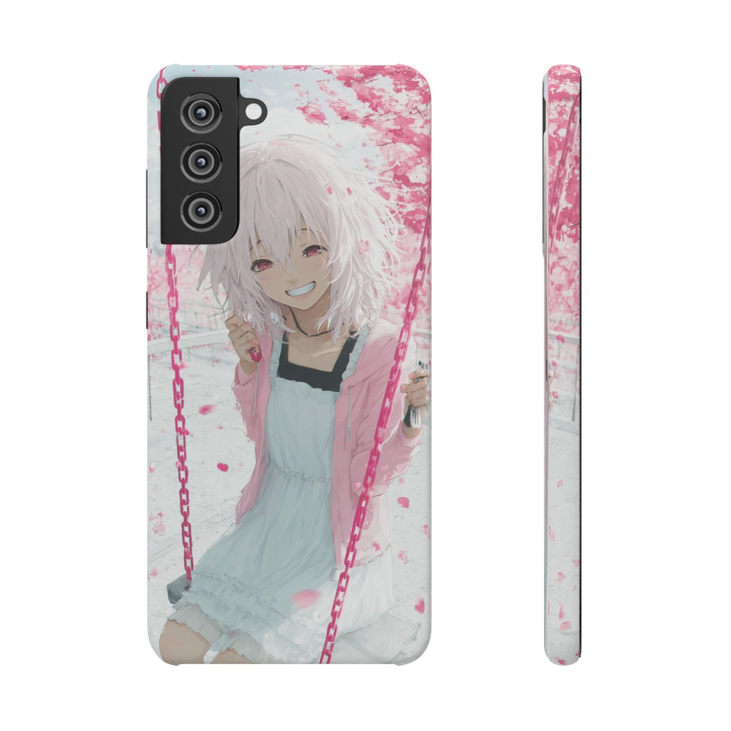 Anime Character Snap Cases for Phone, Cute Aesthetic Phone Cover, Gifts for Otaku, Floral Design, Unique Phone Cases