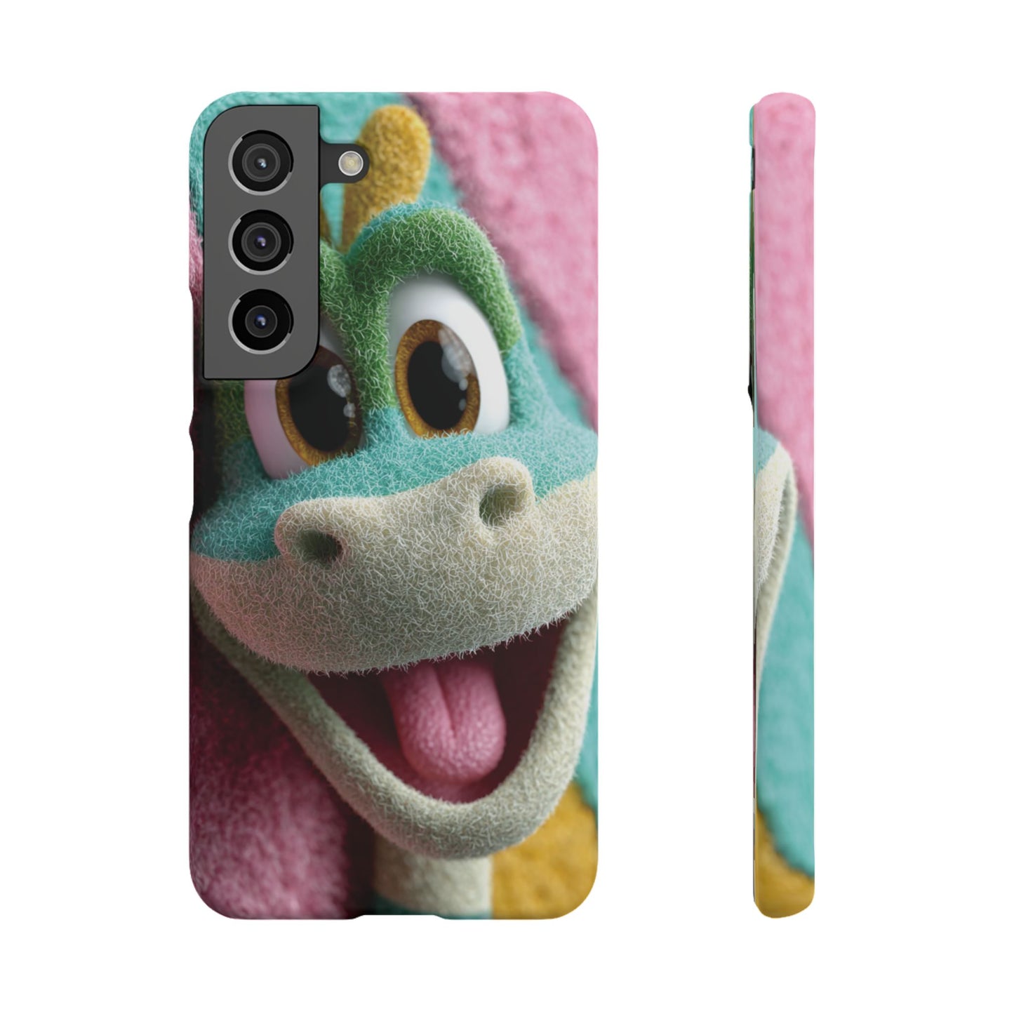 Fun Dino Snap Case for Kids | Cute Phone Cover | Colorful Mobile Accessory | Birthday Gift | Child's Tech Style