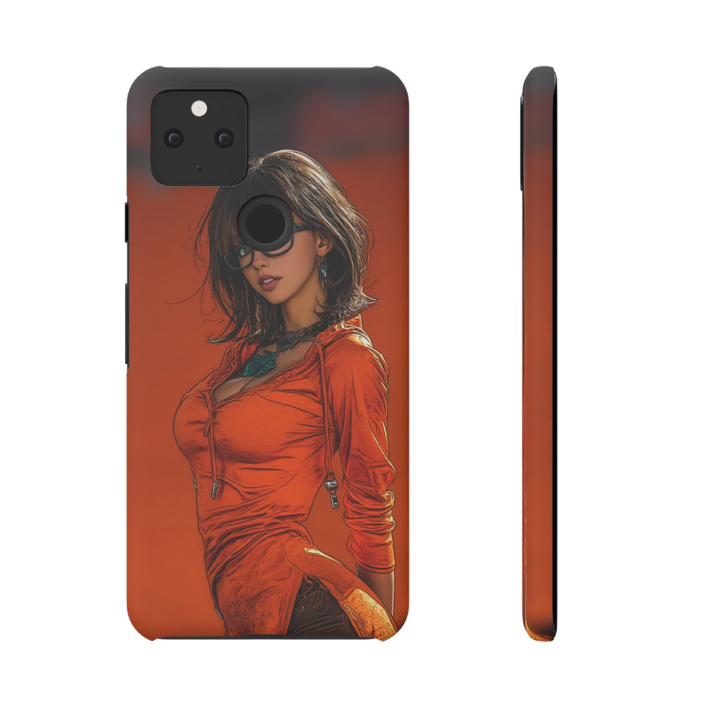 Velma Dinkley Cleveland Browns Fan Snap Cases, Phone Cover, Cartoon Style Art, Custom Case, Protective Shell