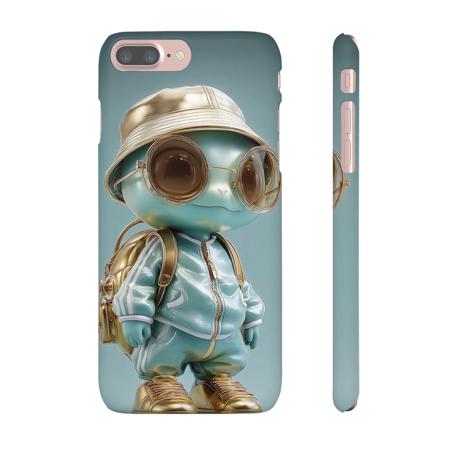 Trendy Character Snap Case for Phone, Cute Phone Cover, Gift for Kids, Cartoon Style Gadget Accessory, Fun Phone Protection