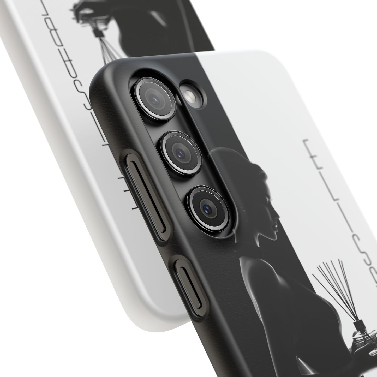 Custom Black and White Snap Case for Women Phone Cover for iPhone and Samsung