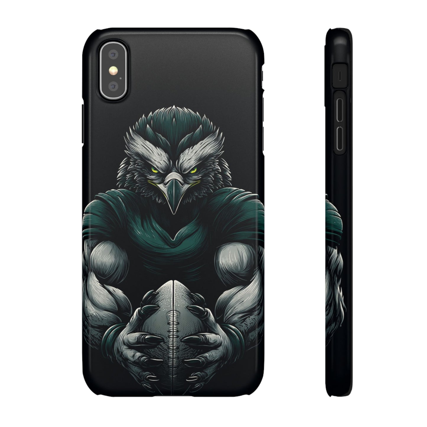 Philadelphia Eagles Art Snap Case, NFL Phone Cover, Sports Fan Gift, Football Team Accessories, Protective Cell Phone Shell